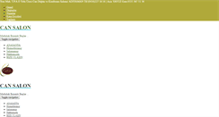Desktop Screenshot of cansalon.net